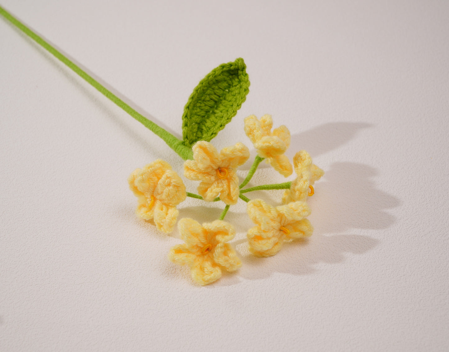 Fleur Myosotis -“Ne m’oublie pas” au crochet – Création artisanale en coton