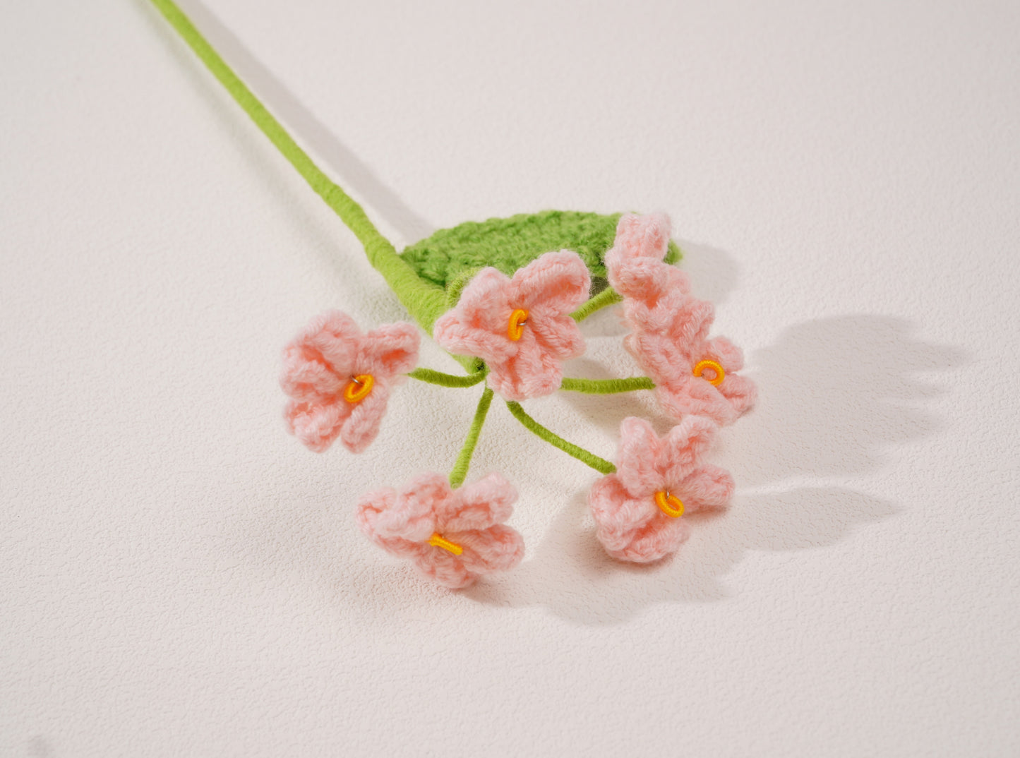 Fleur Myosotis -“Ne m’oublie pas” au crochet – Création artisanale en coton