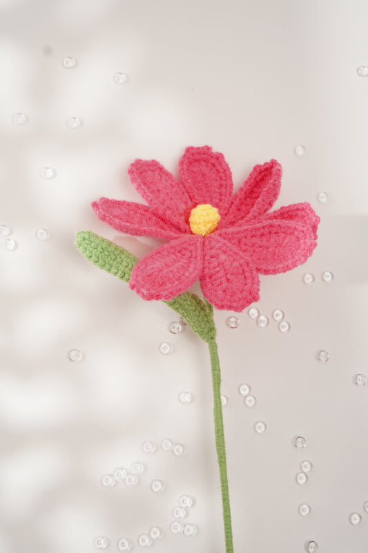 Fleur tibétaine porte‑bonheur – Élégance artisanale et douceur naturelle